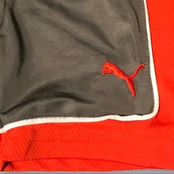 4/$20🥳 Puma Orange  Basketball Shorts - Picture 3 of 4